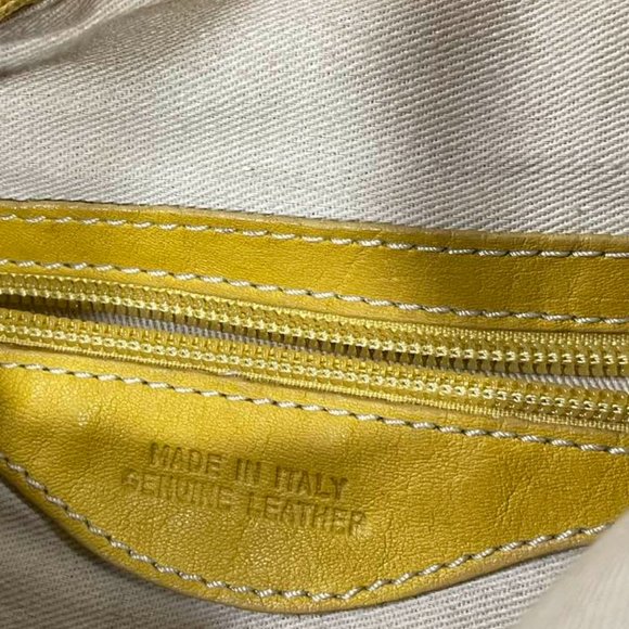 Italian Leather Tote Shoulder Strap Large Handbag Bought and Made in Italy - Picture 7 of 16